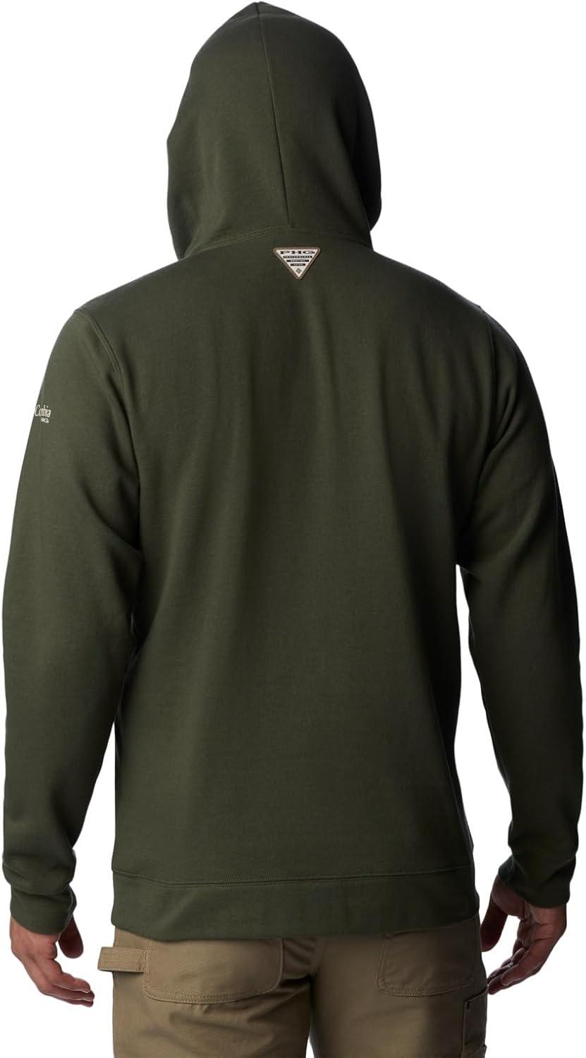 imageColumbia Mens Phg Hunt Star HoodieSurplus GreenDark Stone Hunt Tree