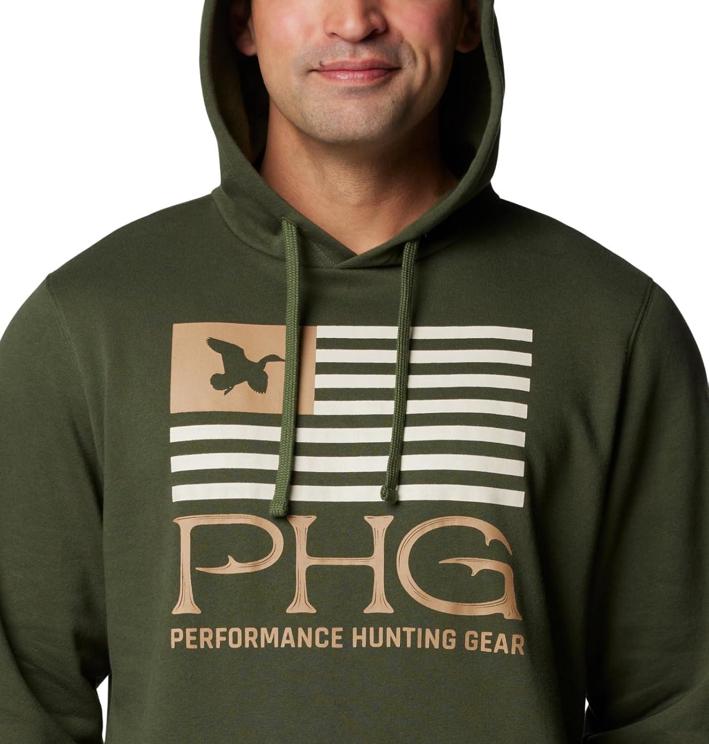 imageColumbia Mens Phg Hunt Star HoodieSurplus GreenSaharaDuck Star