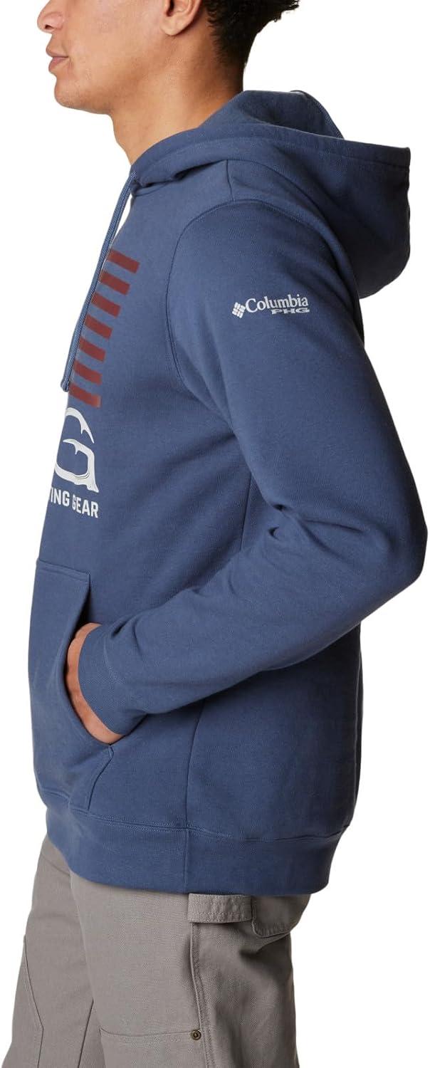 imageColumbia Mens Phg Hunt Star HoodieZincRed Rocks Duck Star