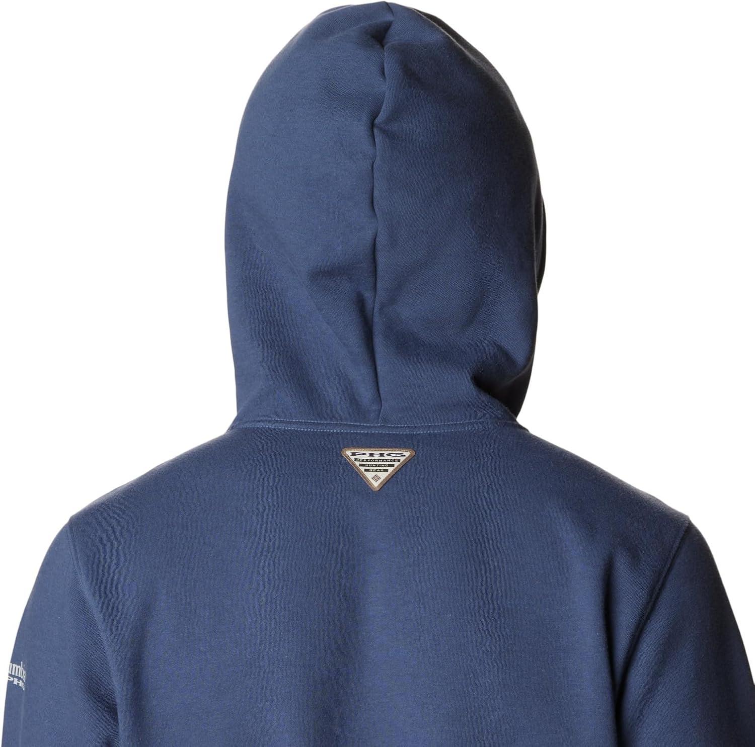 imageColumbia Mens Phg Hunt Star HoodieZincRed Rocks Duck Star