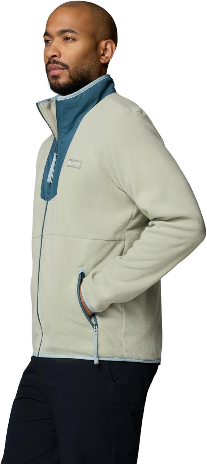 imageColumbia Mens Sequoia Grove Full Zip Fleece Jacket SafariEverblue XLarge