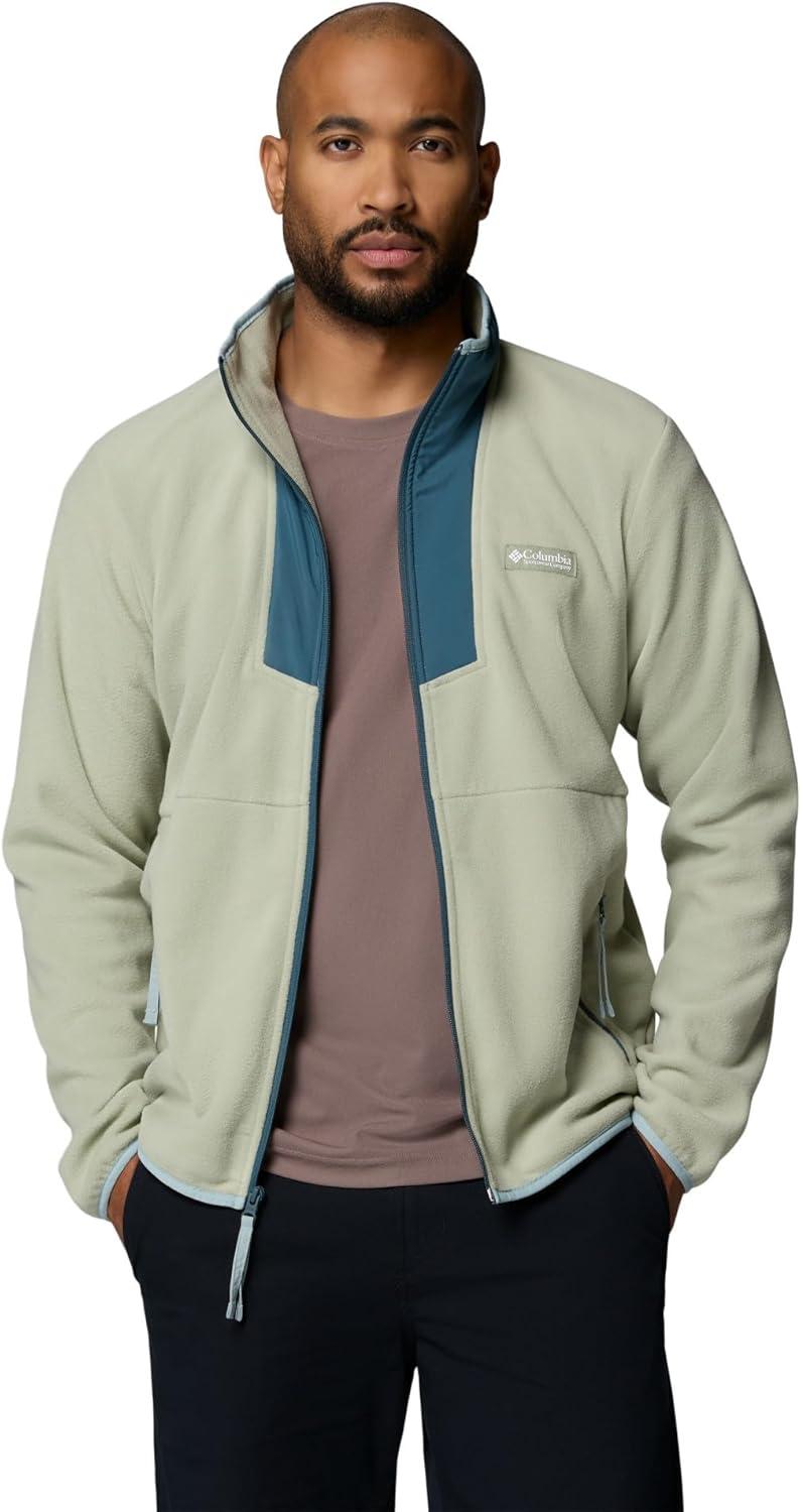 imageColumbia Mens Sequoia Grove Full Zip Fleece Jacket SafariEverblue XLarge