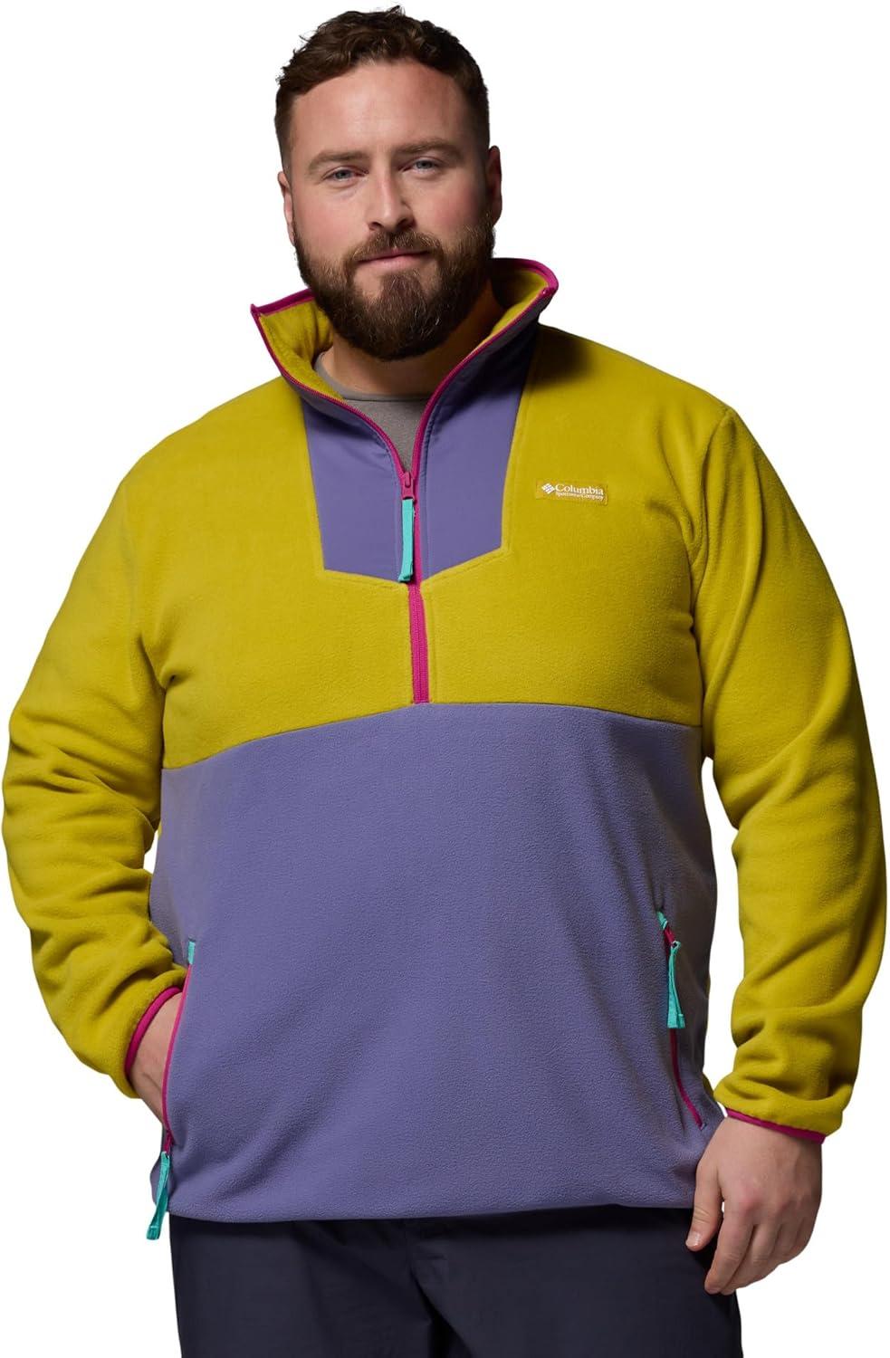 imageColumbia Mens Sequoia Grove Half Zip FleeceAntique MossStormwatch