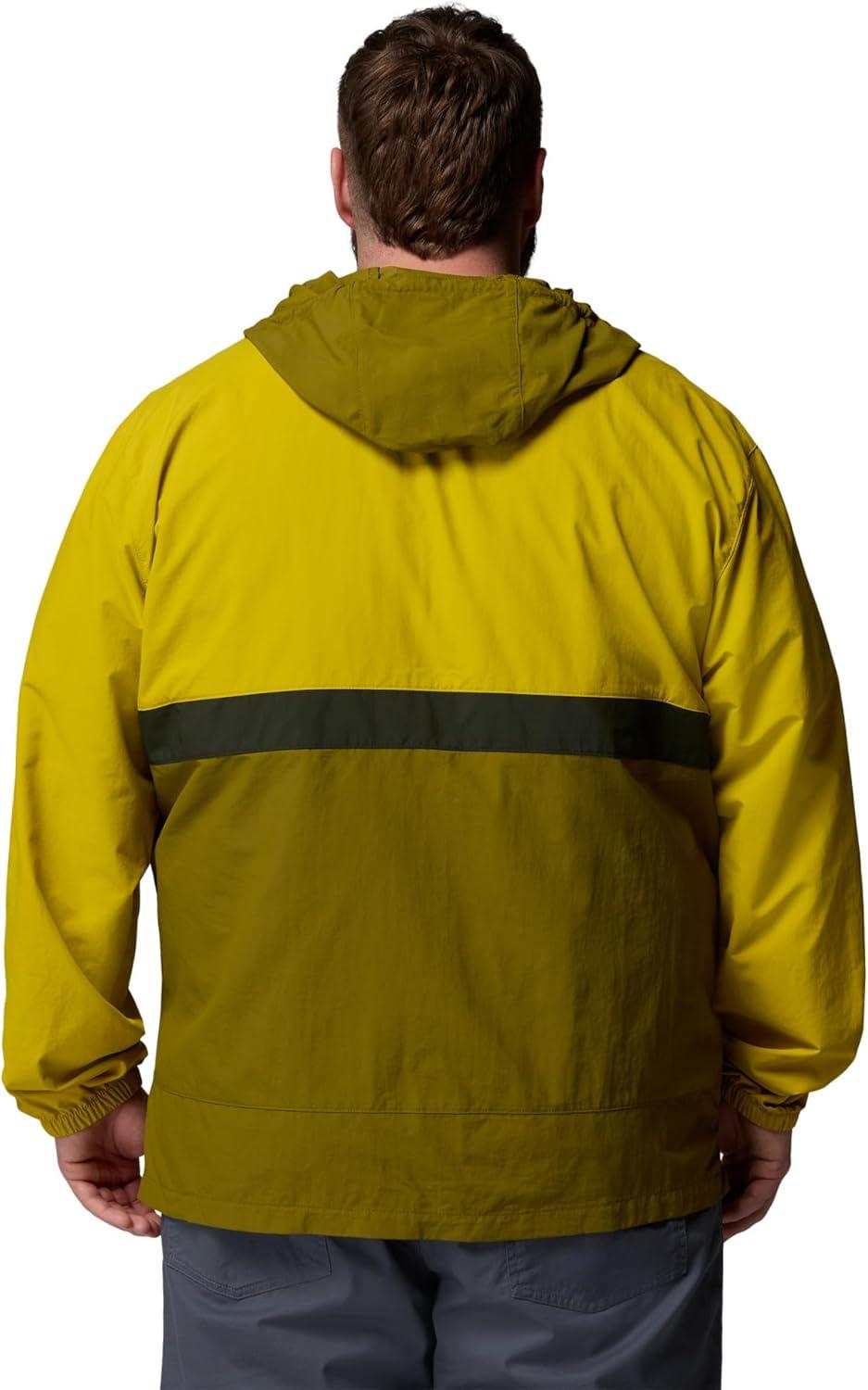 imageColumbia Mens Spire Valley Hooded WindbreakerAntique MossMossy GreenGreenscape