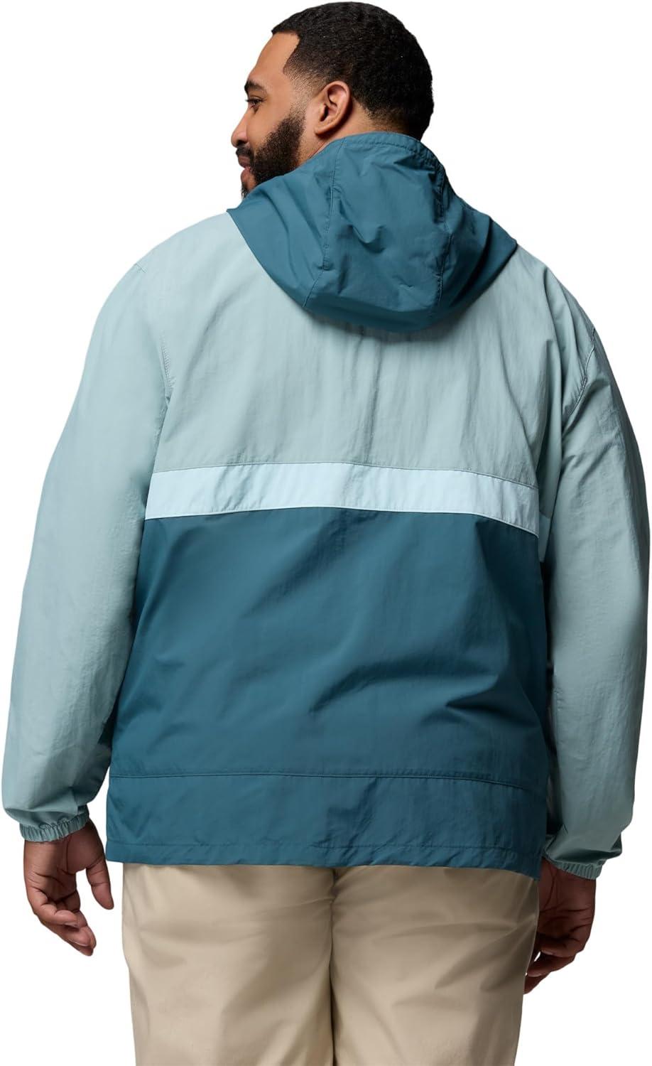 imageColumbia Mens Spire Valley Hooded WindbreakerCrushed BlueEverblueMarine Light