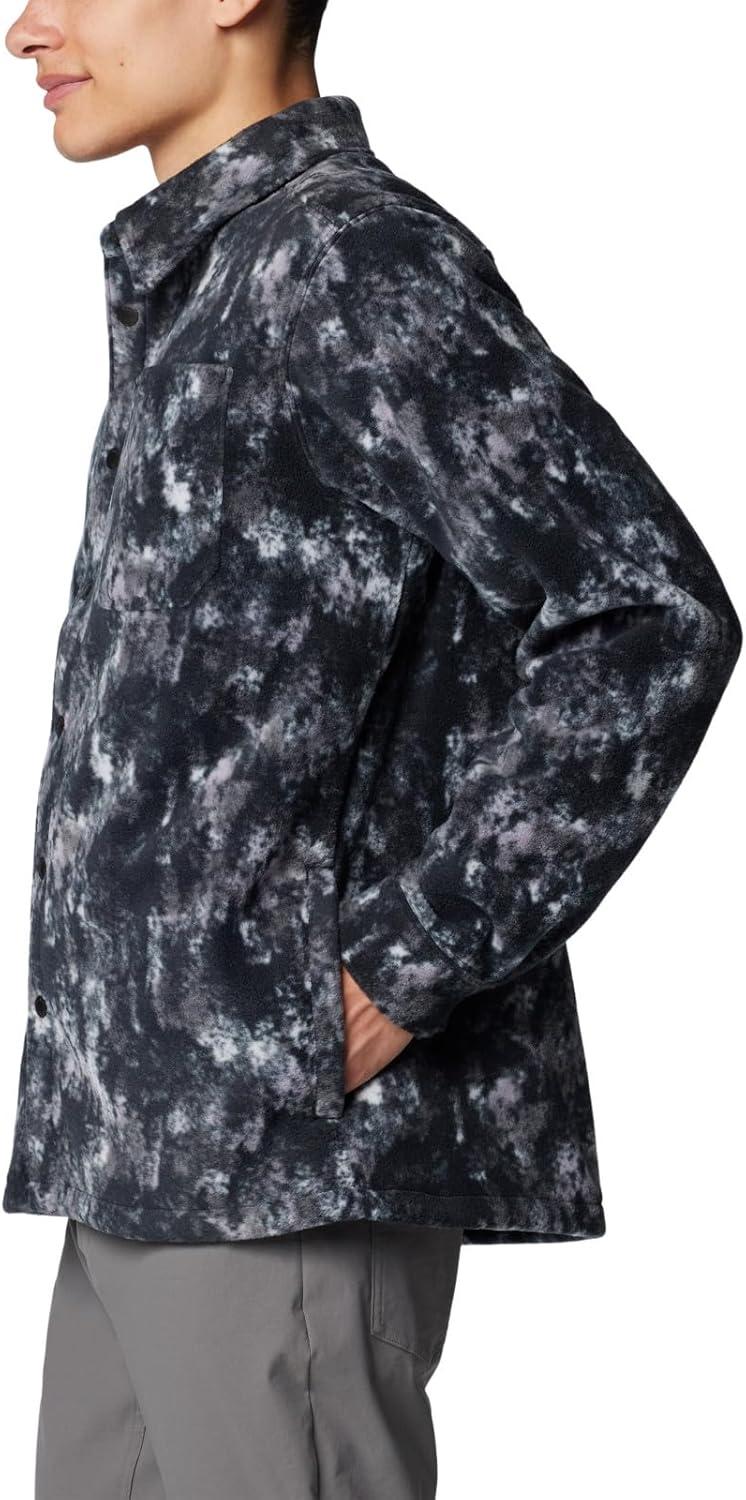 imageColumbia Mens Steens Mountain Printed Shirt Jacket IiBlack Timberwild