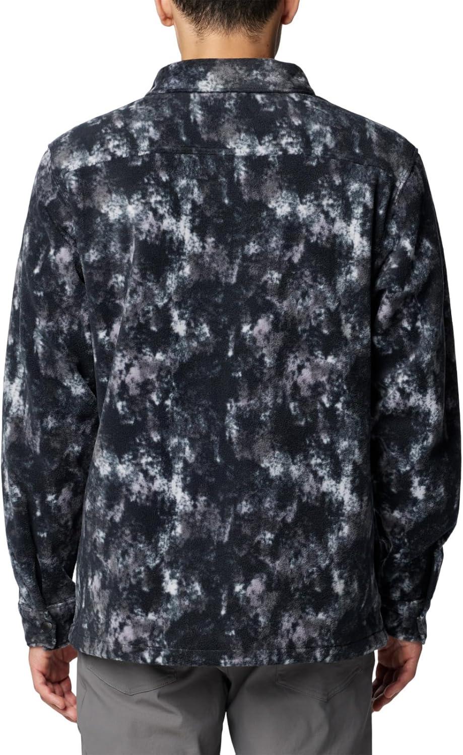 imageColumbia Mens Steens Mountain Printed Shirt Jacket IiBlack Timberwild