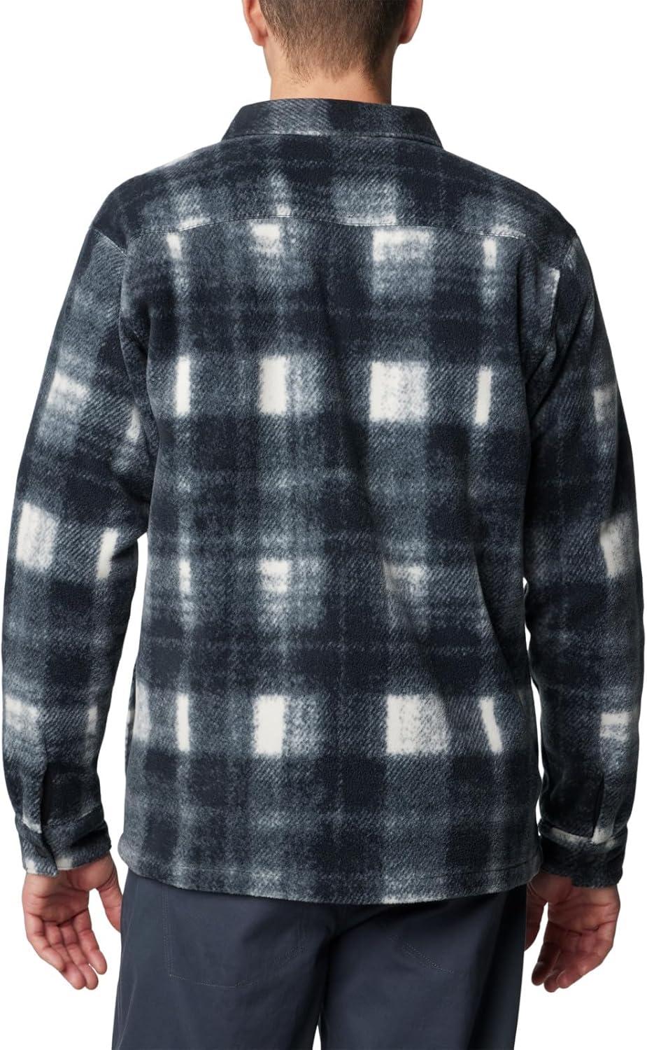imageColumbia Mens Steens Mountain Printed Shirt Jacket IiChalk Omblur