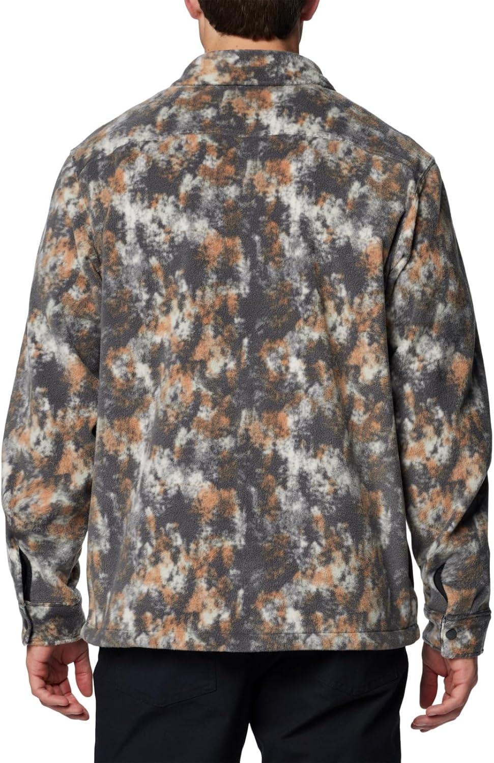 imageColumbia Mens Steens Mountain Printed Shirt Jacket IiDark Stone Timberwild