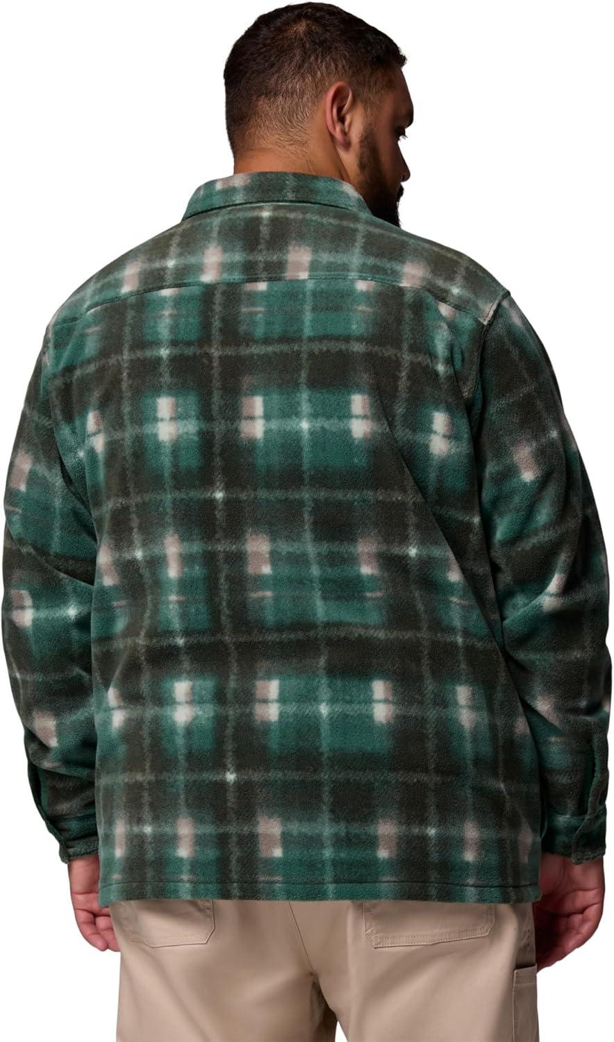 imageColumbia Mens Steens Mountain Printed Shirt Jacket IiRain Forest Omblur
