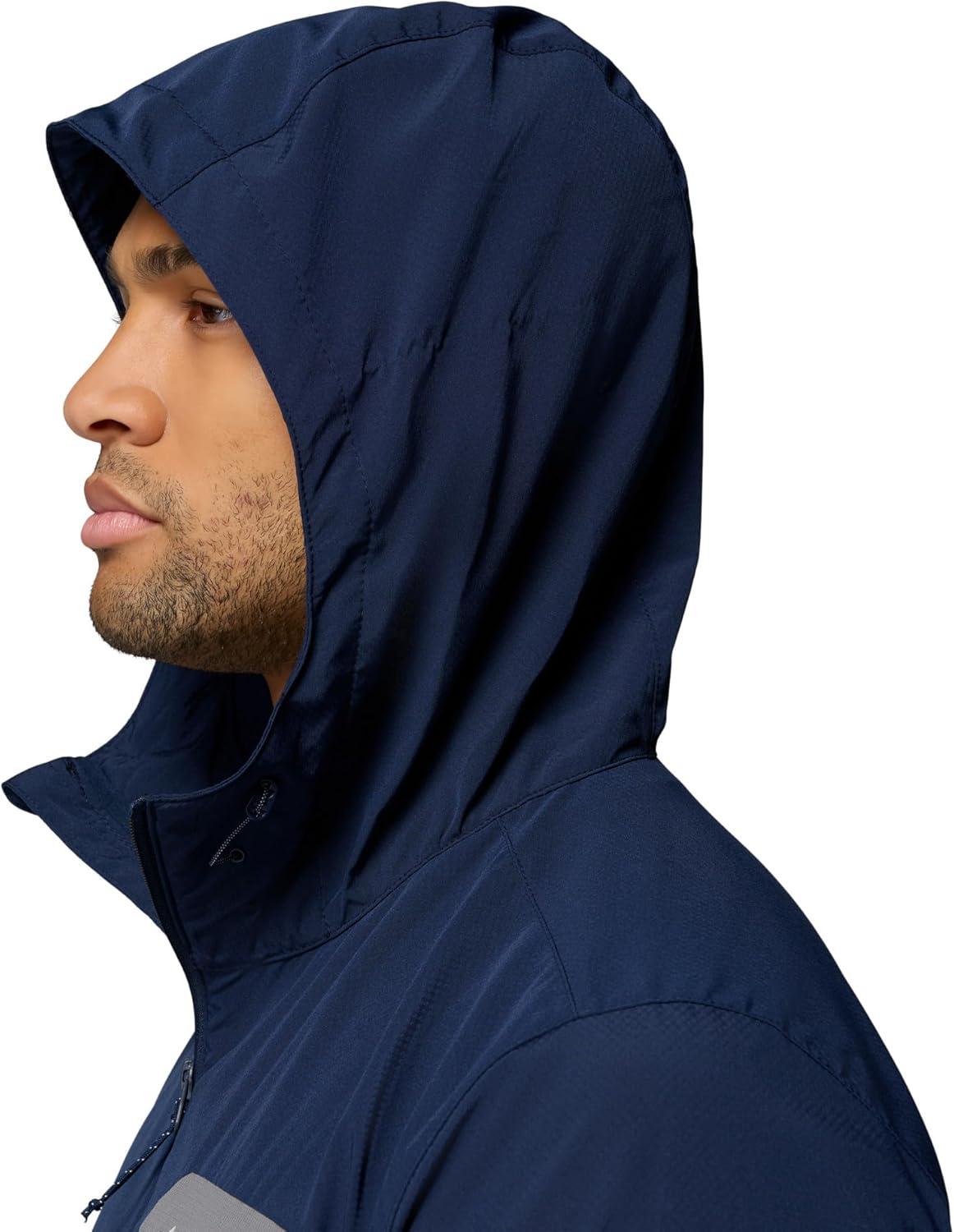 imageColumbia Mens Tall Heights III Hooded SoftshellCollegiate NavyCity Grey