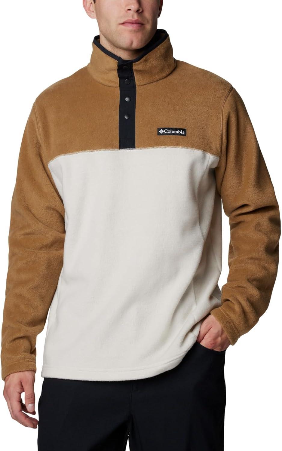 imageColumbia mens Steens Mountain Half Snap IIDark StoneDeltaBlack