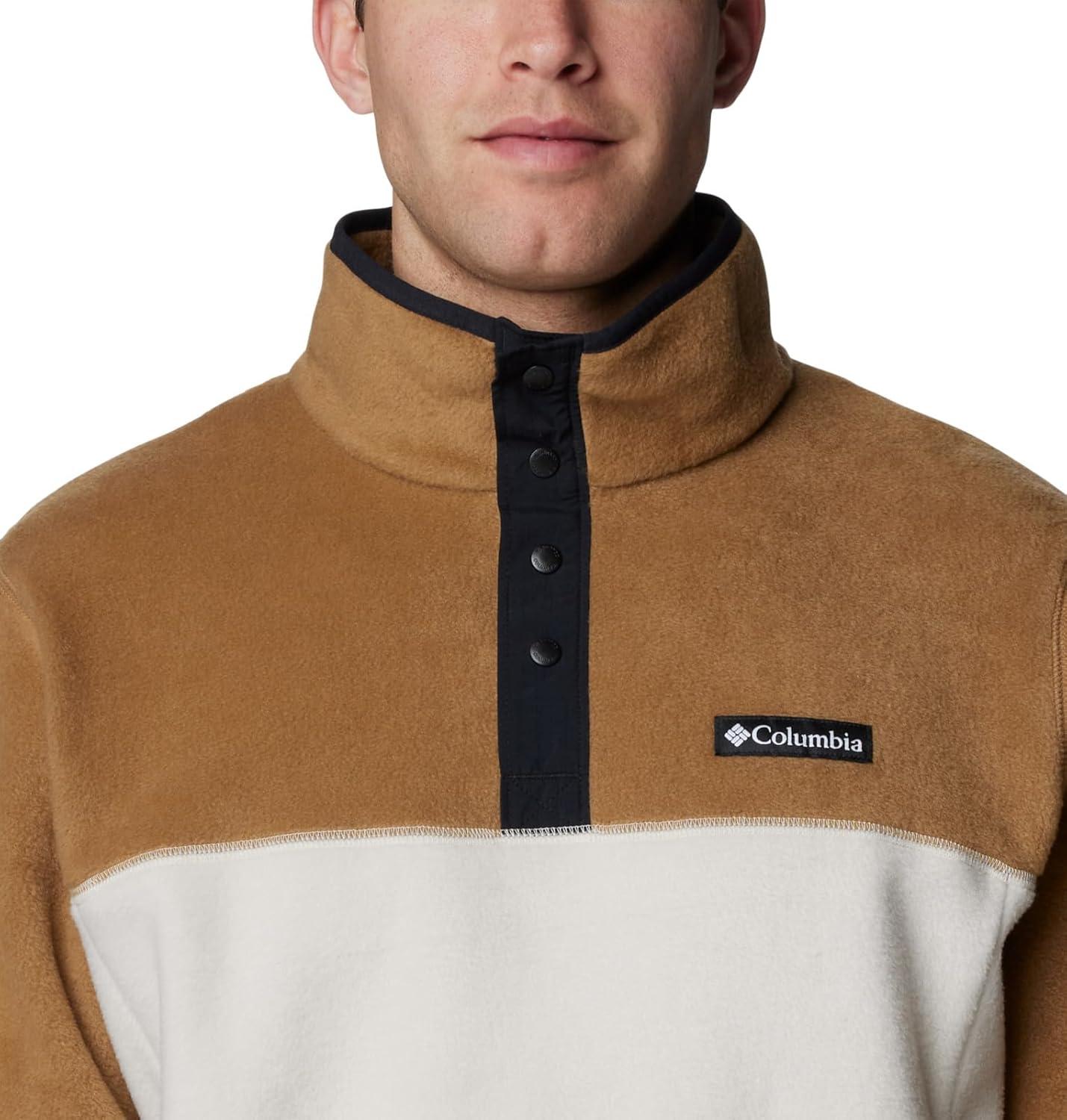 imageColumbia mens Steens Mountain Half Snap IIDark StoneDeltaBlack