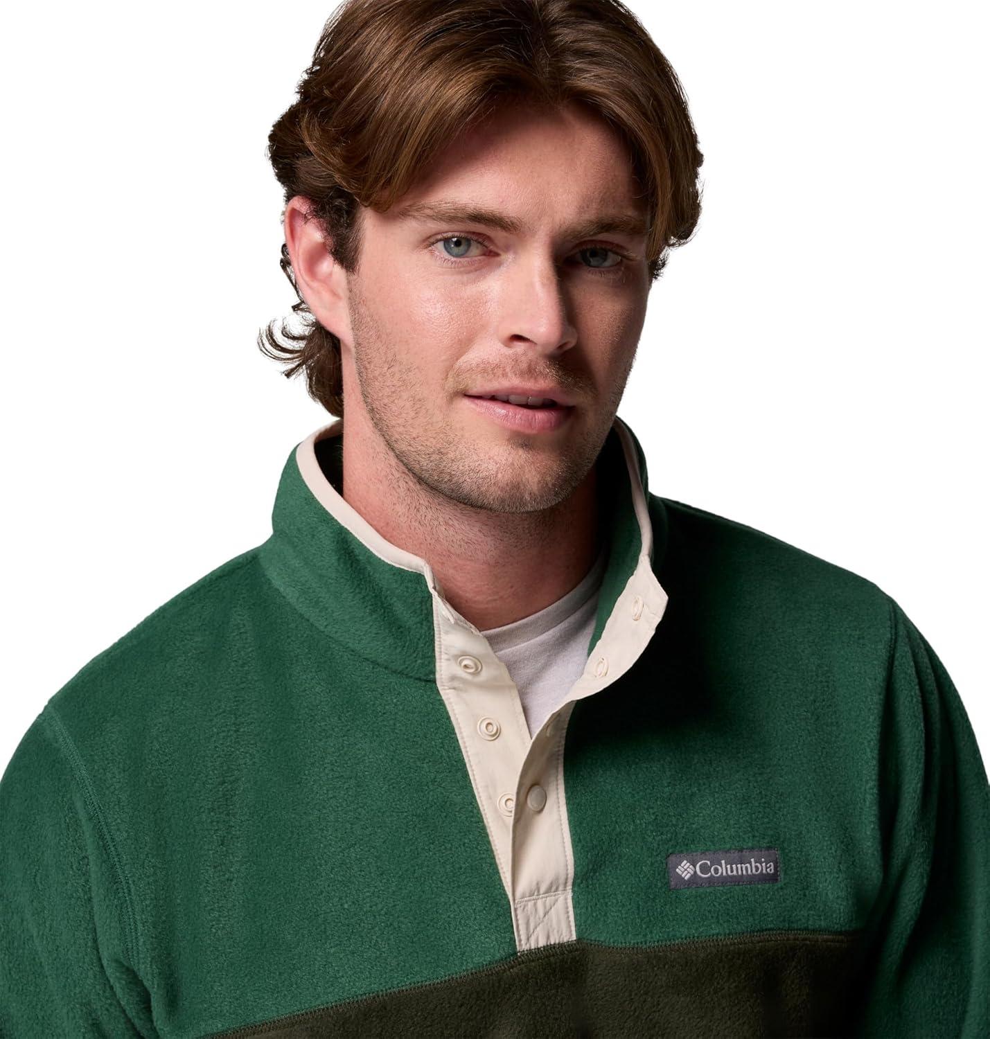 imageColumbia mens Steens Mountain Half Snap IIGreenscapeRain Forest