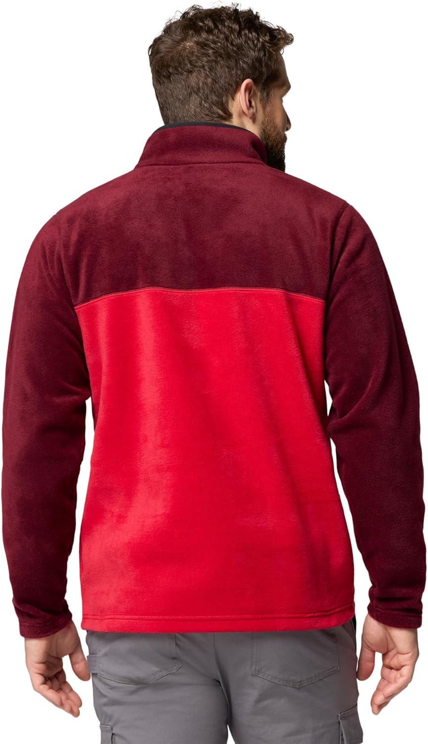 imageColumbia mens Steens Mountain Half Snap IIMtn RedRich WineBlack