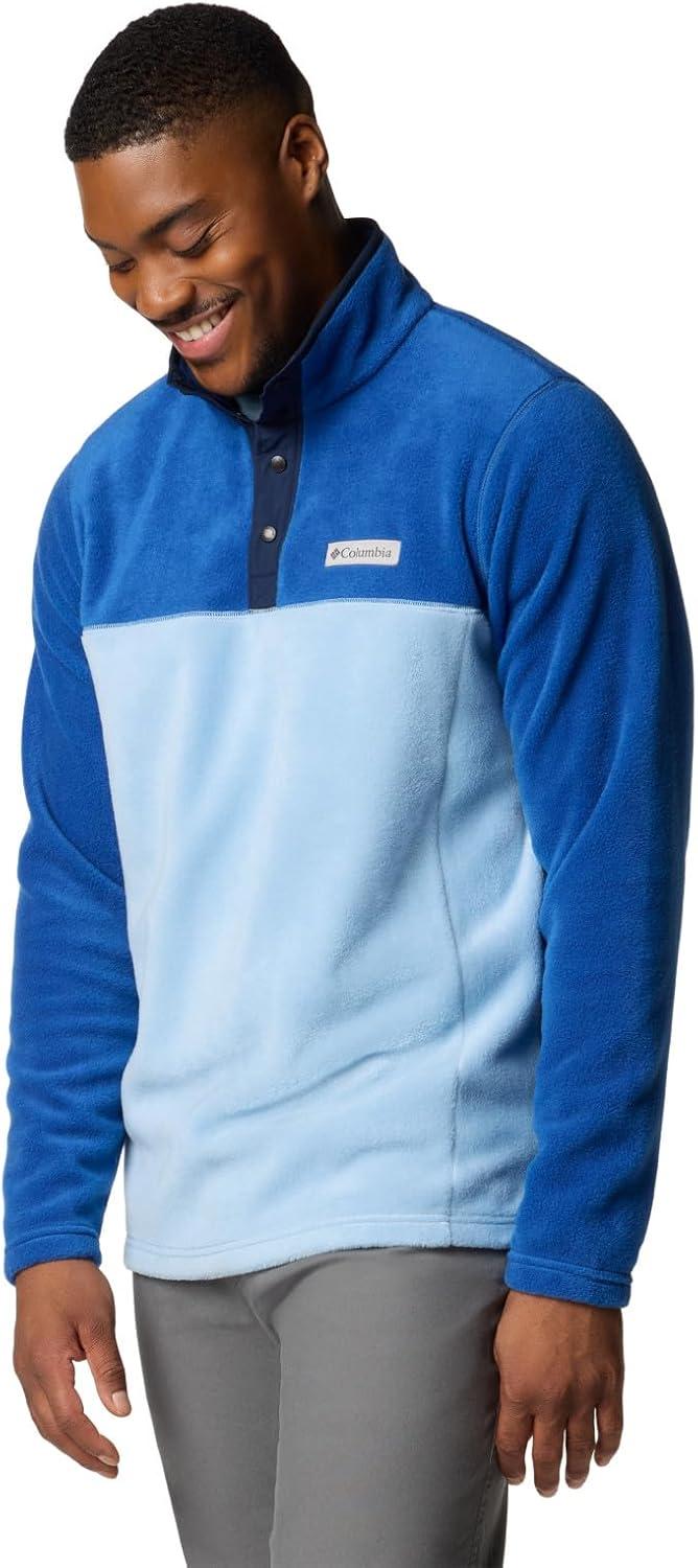 imageColumbia mens Steens Mountain Half Snap IIRipple BlueMtn Blue