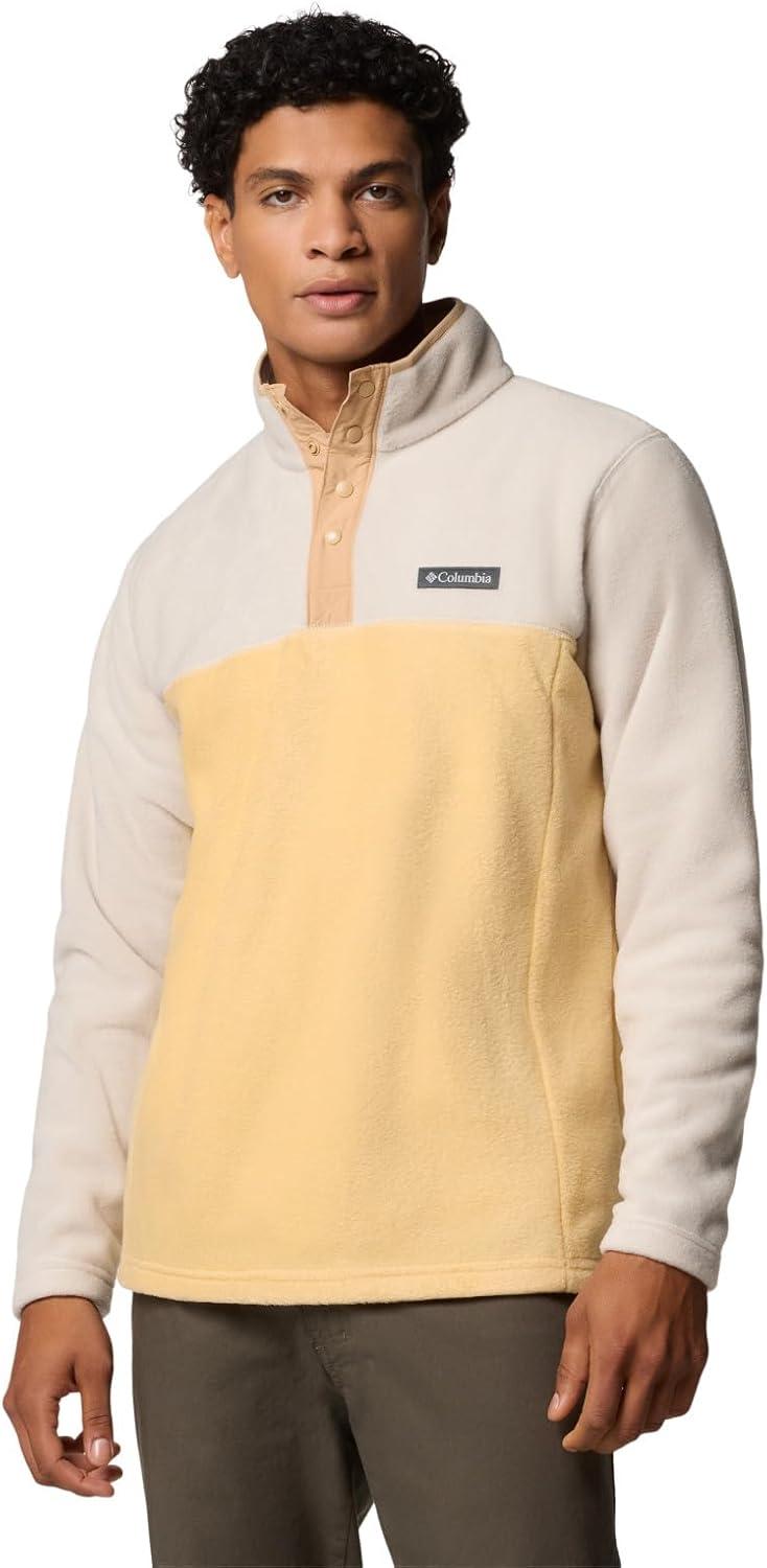 imageColumbia mens Steens Mountain Half Snap IISand DuneDark Stone 2024