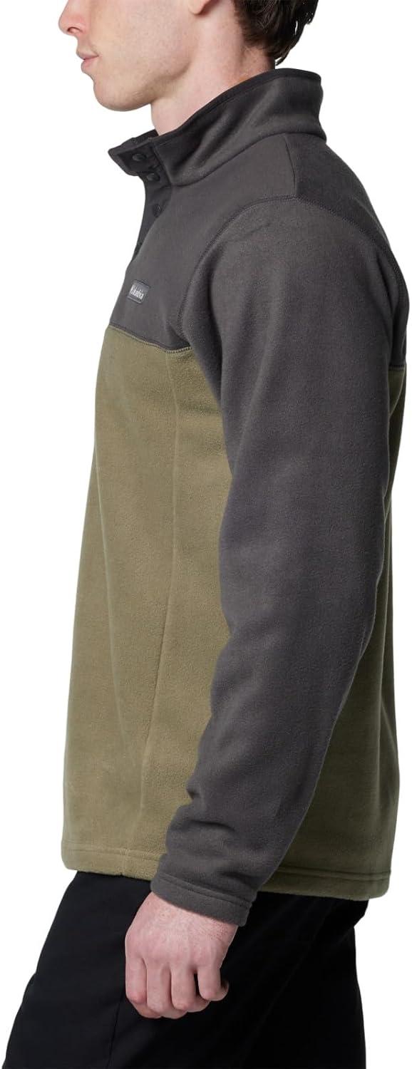 imageColumbia mens Steens Mountain Half Snap IIStone GreenShark