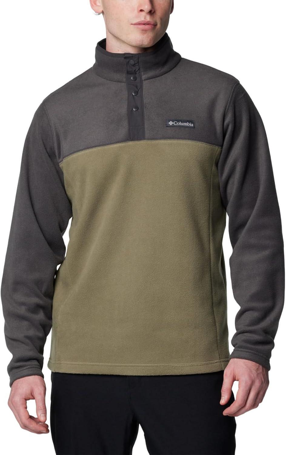 imageColumbia mens Steens Mountain Half Snap IIStone GreenShark