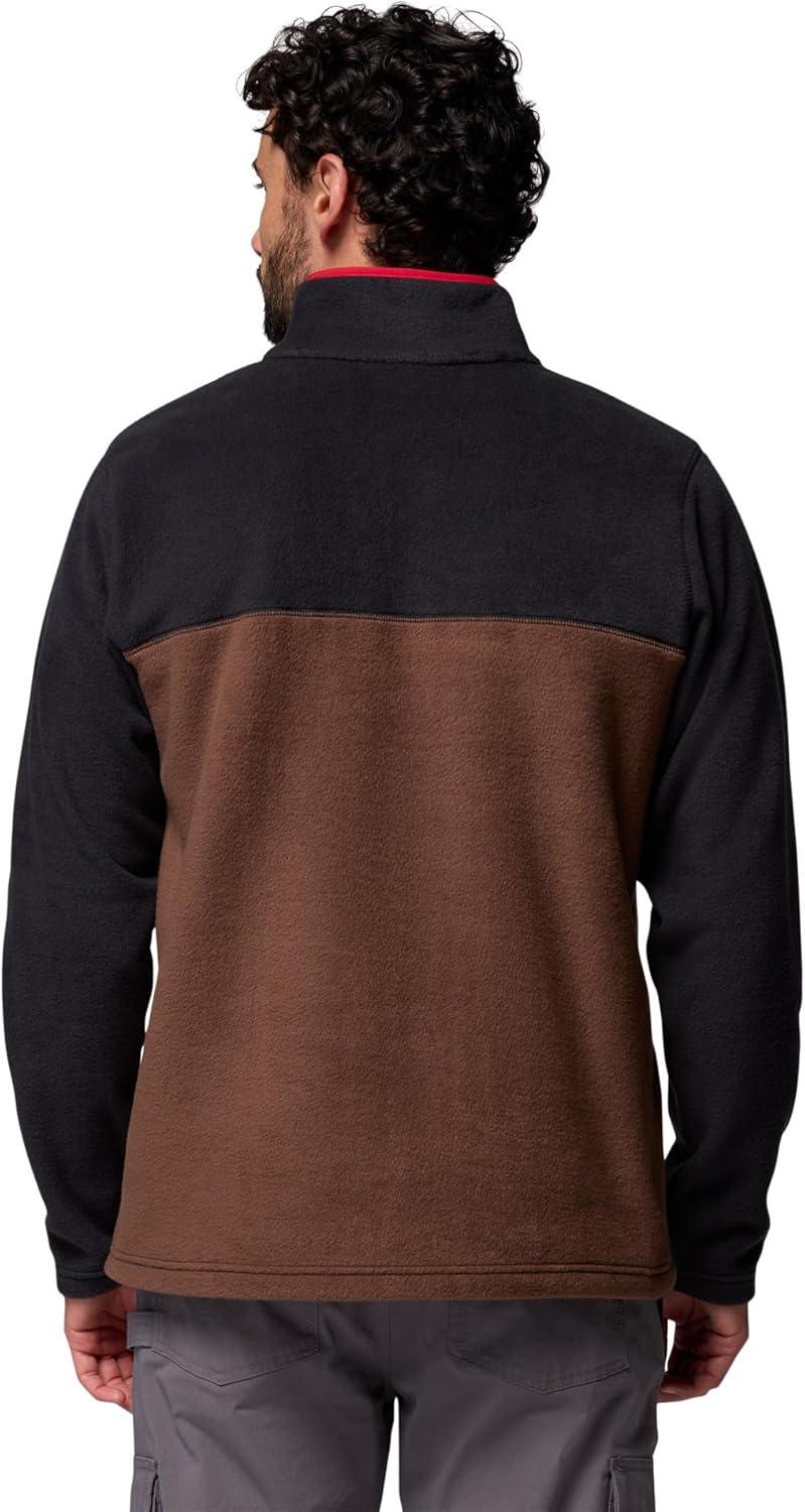 imageColumbia mens Steens Mountain Half Snap IITobaccoBlackMtn Red