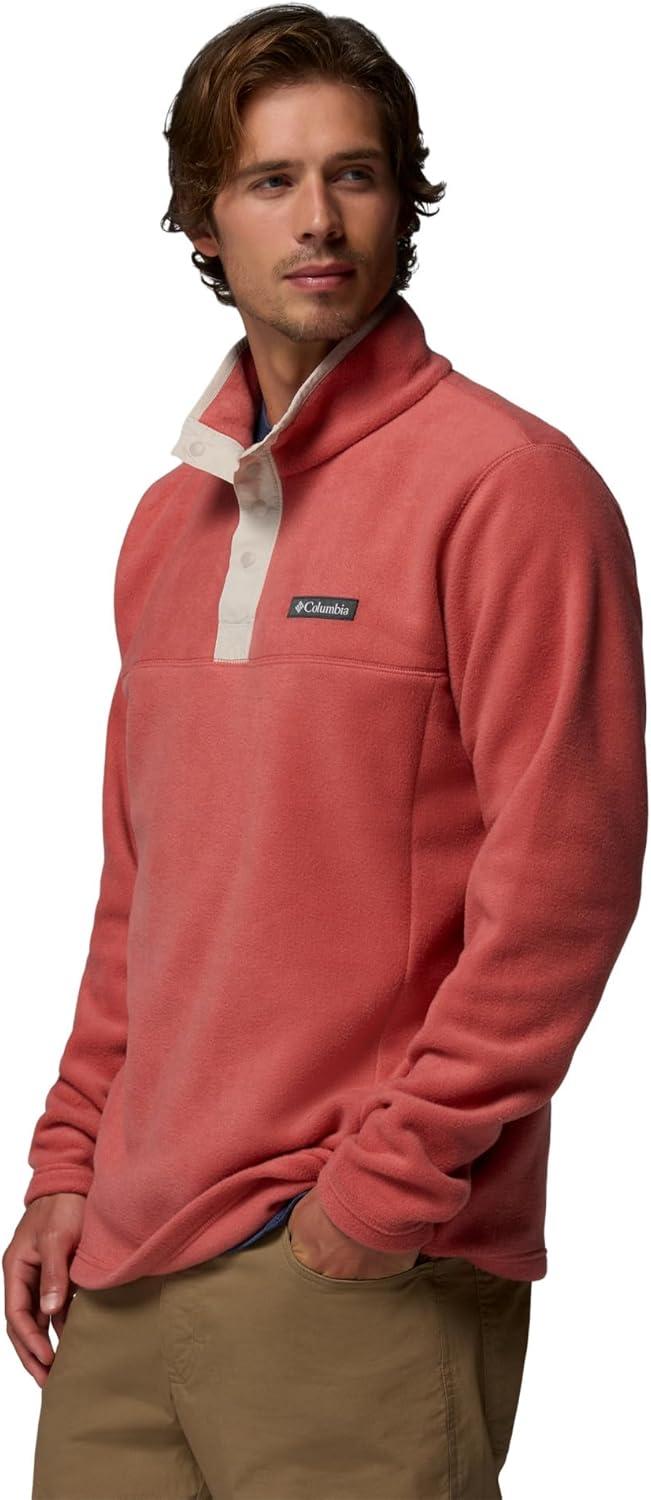 imageColumbia mens Steens Mountain Half Snap IIWashed RedDark Stone
