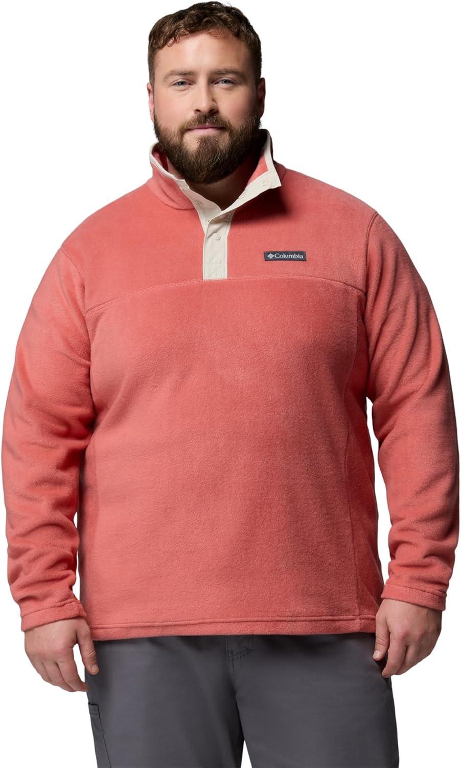 imageColumbia mens Steens Mountain Half Snap IIWashed RedDark Stone