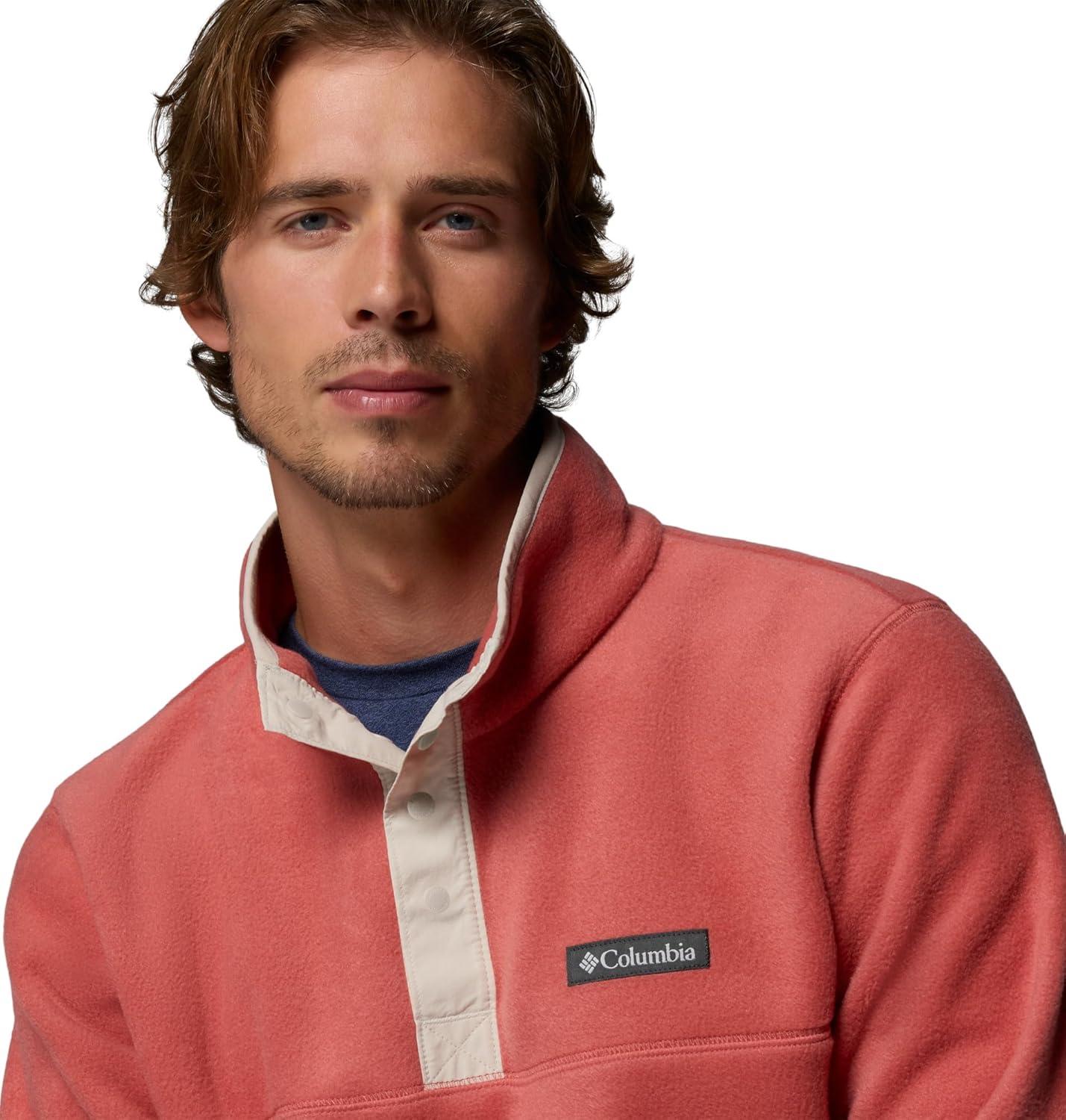 imageColumbia mens Steens Mountain Half Snap IIWashed RedDark Stone