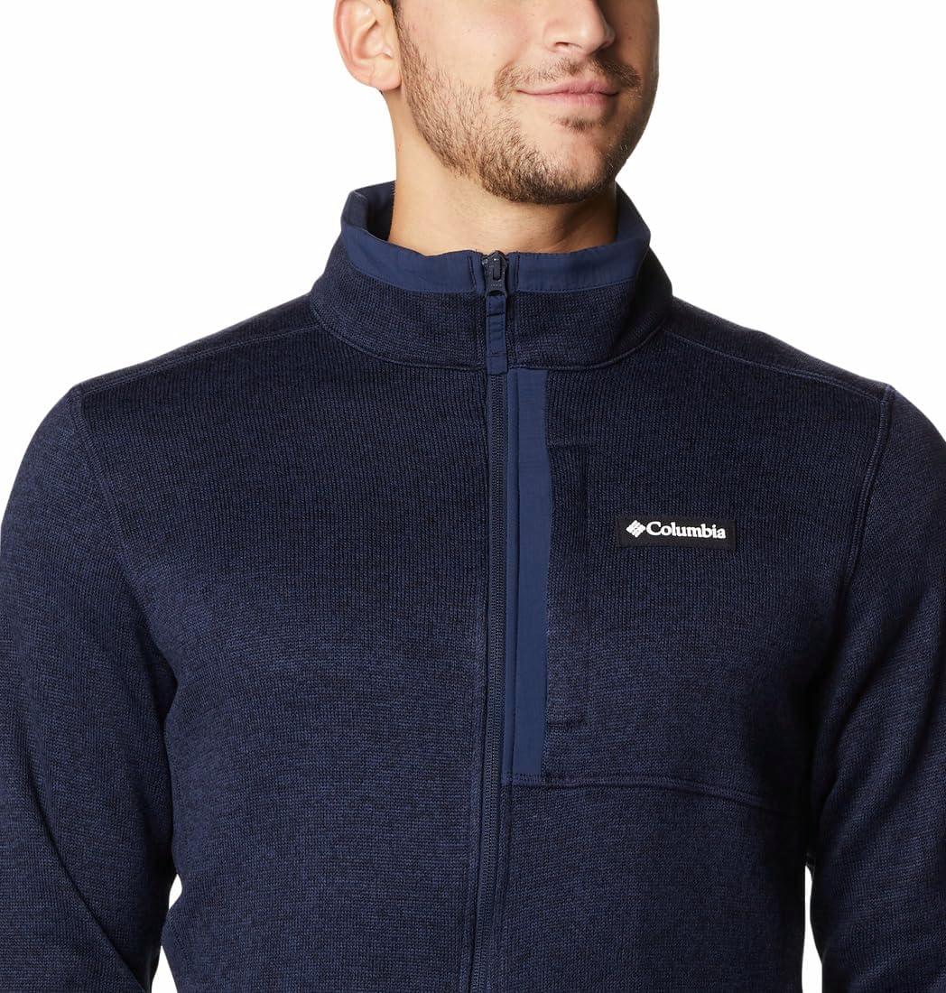 imageColumbia mens Sweater Weather Full ZipCollegiate Navy Heather