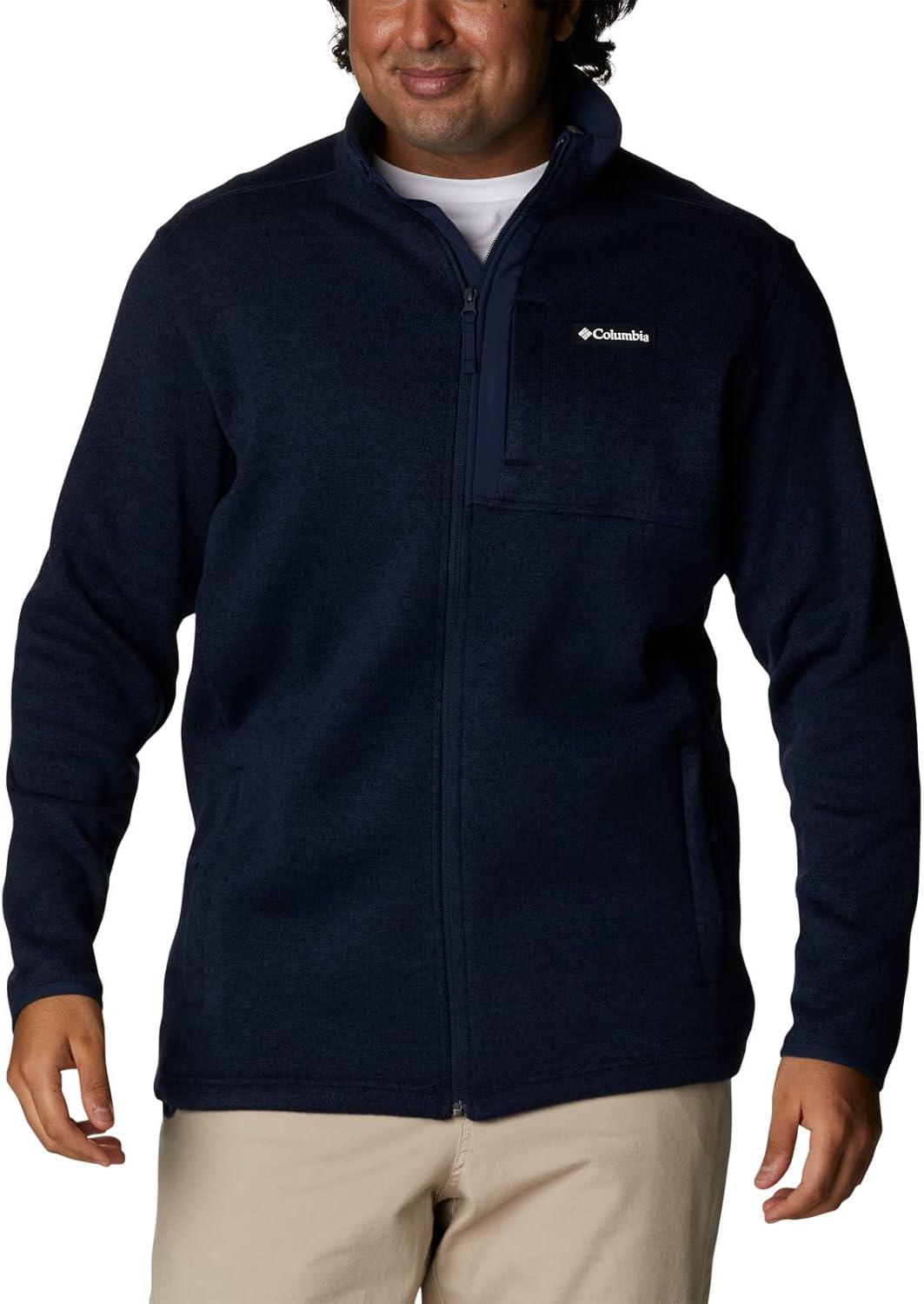 imageColumbia mens Sweater Weather Full ZipCollegiate Navy Heather