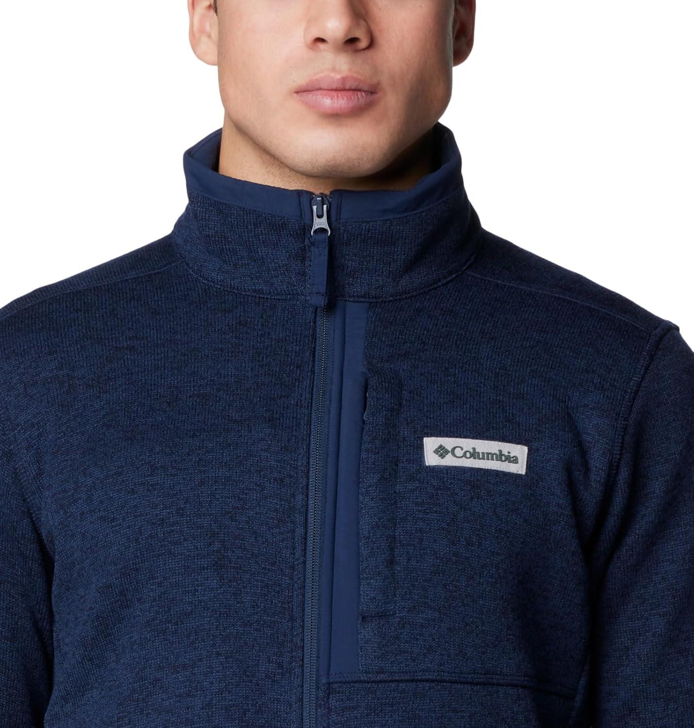 imageColumbia mens Sweater Weather Full ZipCollegiate Navy Heather