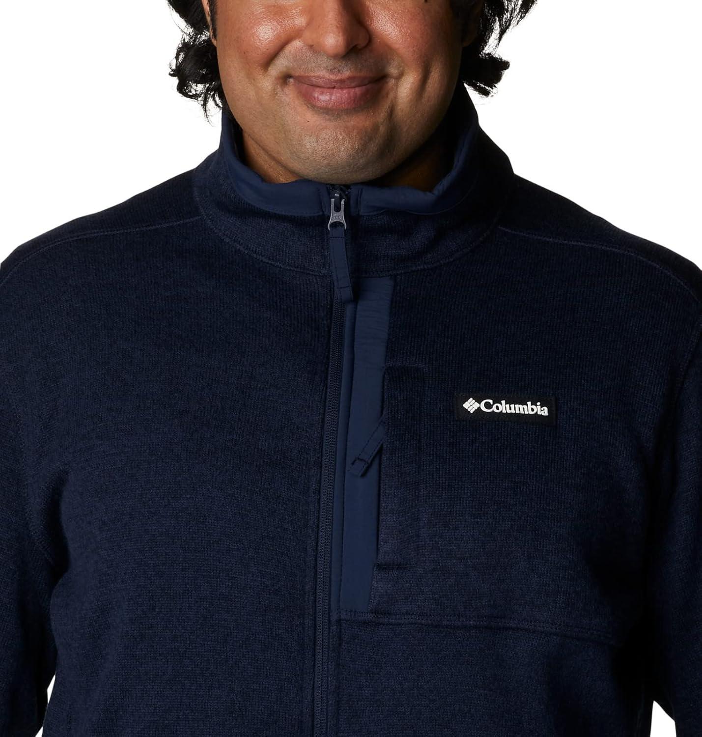 imageColumbia mens Sweater Weather Full ZipCollegiate Navy Heather