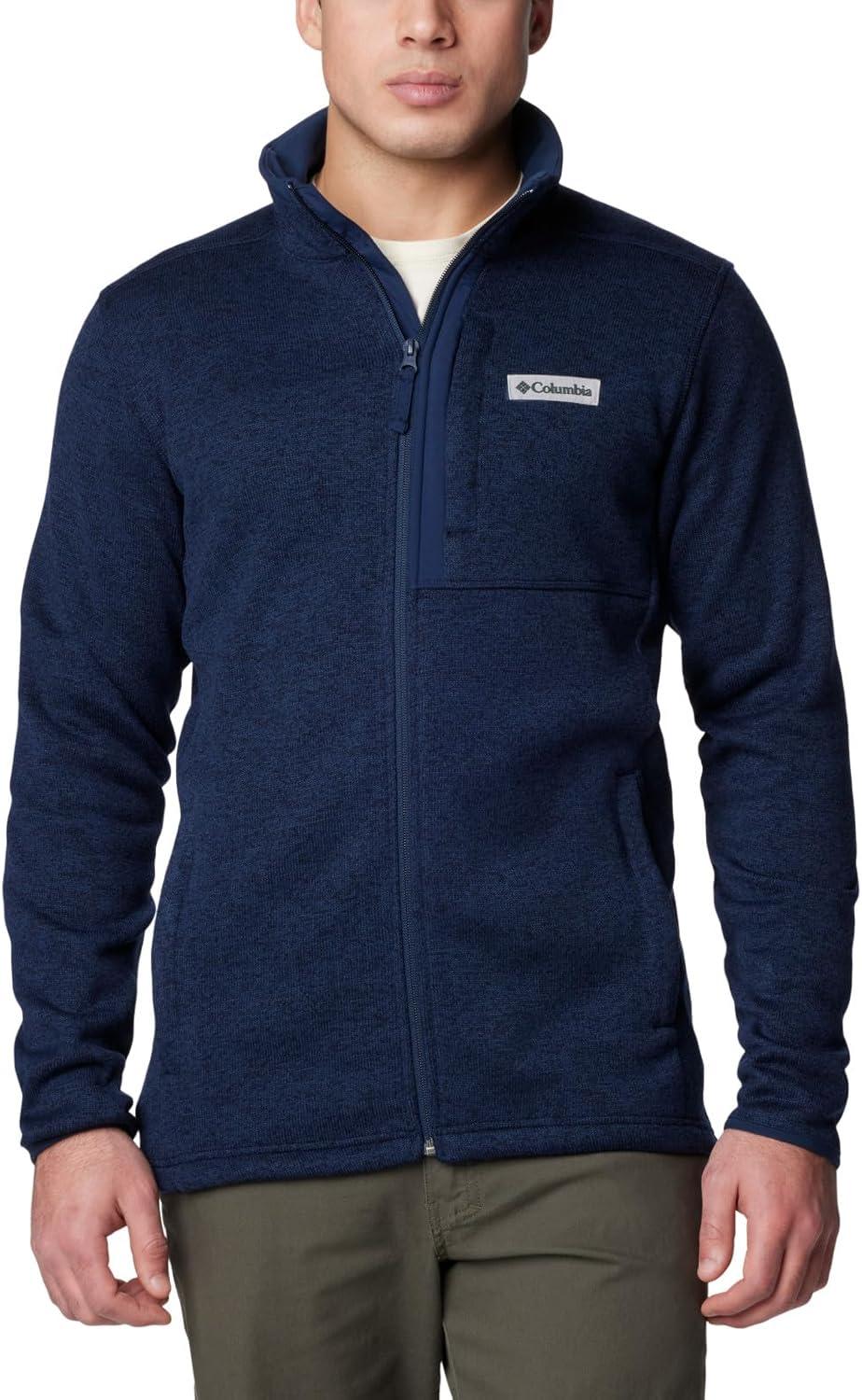 imageColumbia mens Sweater Weather Full ZipCollegiate Navy Heather