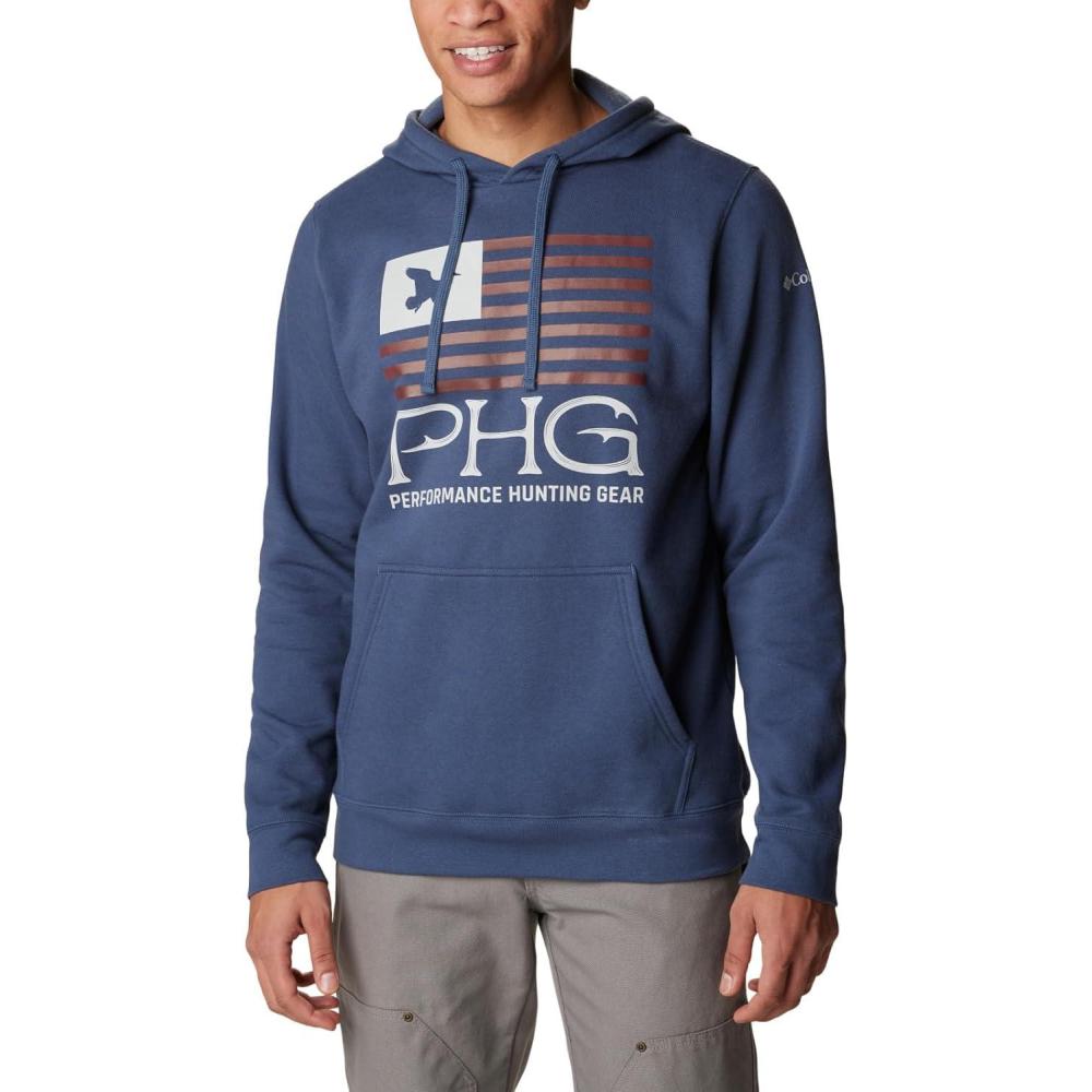 imageColumbia Mens Phg Hunt Star HoodieZincRed Rocks Duck Star