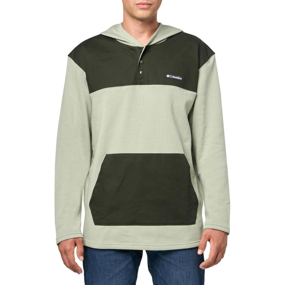 imageColumbia Mens Pitchstone Overlay HoodieSafariGreenscape
