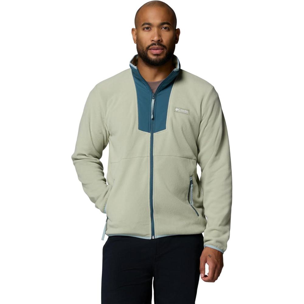imageColumbia Mens Sequoia Grove Full Zip Fleece Jacket SafariEverblue XLarge
