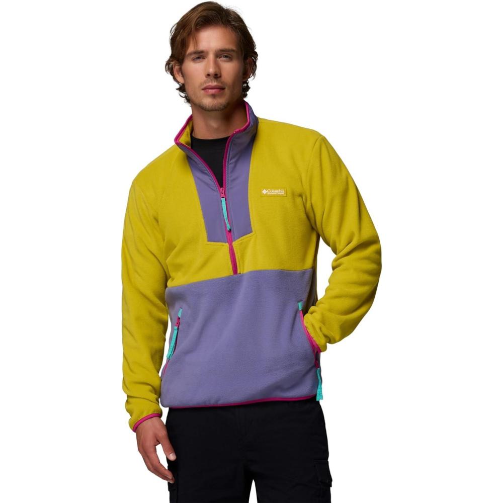 imageColumbia Mens Sequoia Grove Half Zip FleeceAntique MossStormwatch