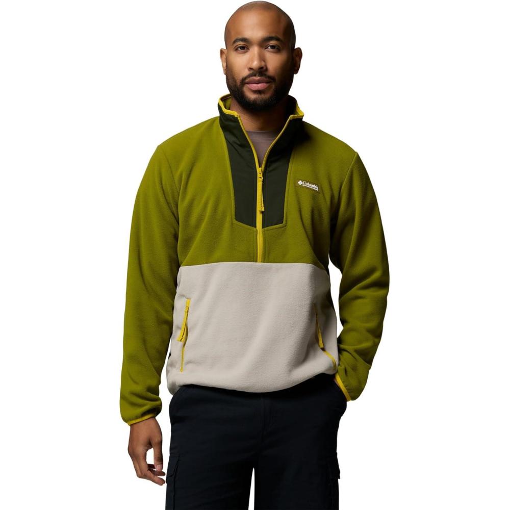 imageColumbia Mens Sequoia Grove Half Zip FleeceMossy GreenGreenscape