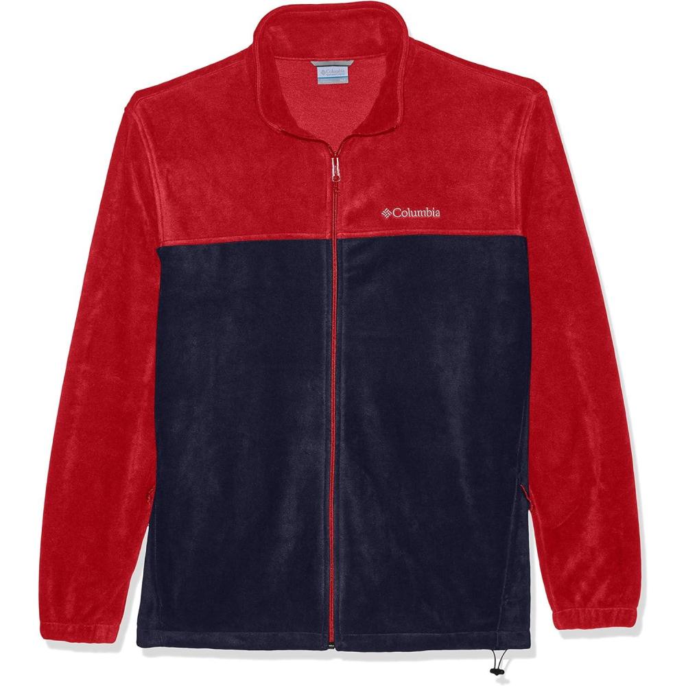 imageColumbia Steens Mountain 20 Full Zip Fleece JacketRed SparkCollegiate Navy