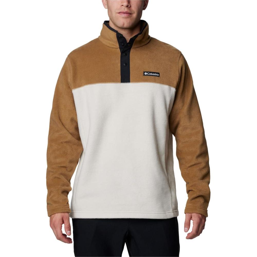 imageColumbia mens Steens Mountain Half Snap IIDark StoneDeltaBlack