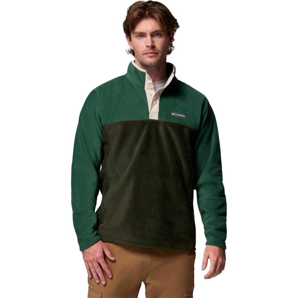 imageColumbia mens Steens Mountain Half Snap IIGreenscapeRain Forest