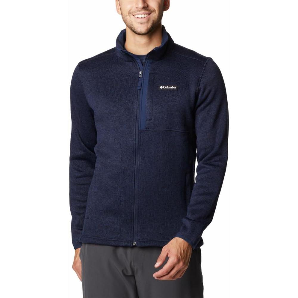 imageColumbia mens Sweater Weather Full ZipCollegiate Navy Heather