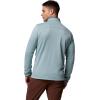 Columbia Men’s Essential Hike Grid Fleece Half Zip(Crushed Blue)