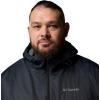 Columbia Men’s Glenbrook Bend Rain Jacket(Black)