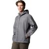 Columbia Men’s Glenbrook Bend Rain Jacket(City Grey)
