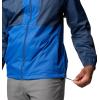 Columbia Men’s Glenbrook Bend Rain Jacket(Collegiate Navy/Mountain Blue)