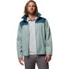 Columbia Men’s Glennaker Lake II Rain Jacket(Crushed Blue/Everblue)