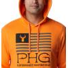 Columbia Men’s Phg Hunt Star Hoodie(Phg Orange/Black Buck Star)