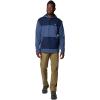Columbia Men’s Pitchstone Overlay Hoodie(Dark Mountain/Collegiate Navy)