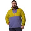 Columbia Mens Sequoia Grove Half Zip Fleece(Antique Moss/Stormwatch)