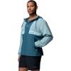 Columbia Men’s Spire Valley Hooded Windbreaker(Crushed Blue/Everblue/Marine Light)